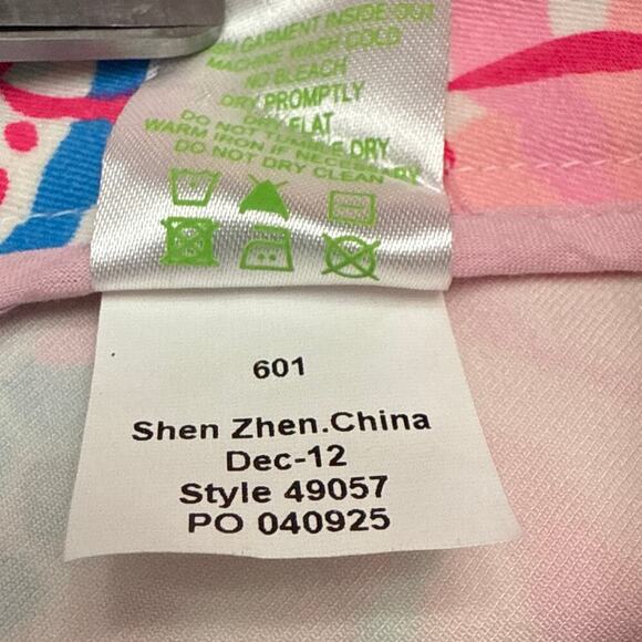 Lilly Pulitzer Capri Pants Size 0 Lucky Charm Floral - Picture 5 of 12